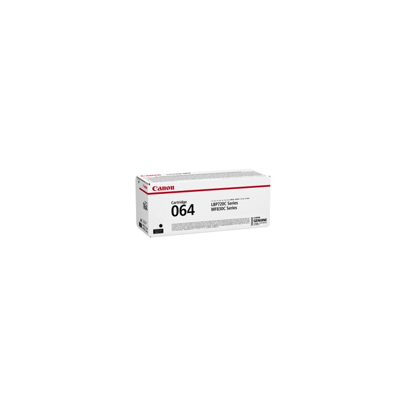 CANON TONER NERO 064 BK 4937C001 6000 COPIE ORIGINALE CANON TONER NERO 064 BK 4937C001 6000 COPIE ORIGINALE