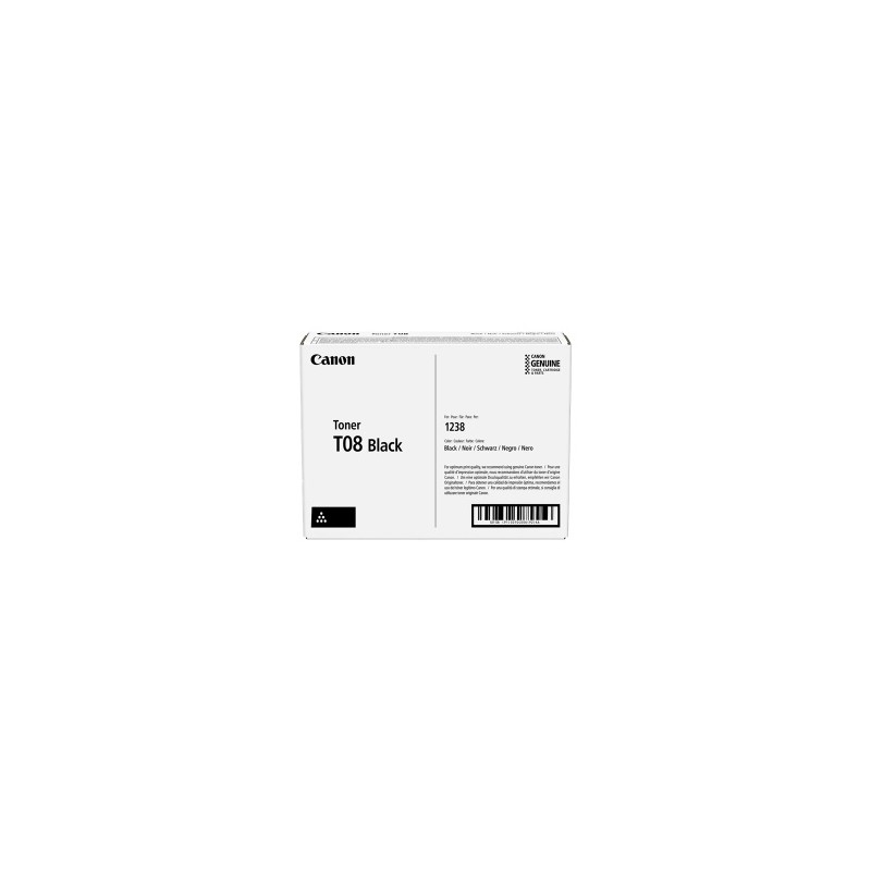 CANON TONER NERO T08 3010C006 11000 COPIE ORIGINALE CANON TONER NERO T08 3010C006 11000 COPIE ORIGINALE