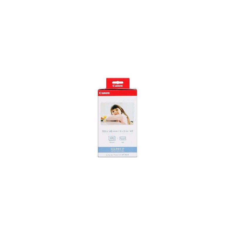 CANON VALUE PACK DIFFERENTI COLORI KP-108IN 3115B001 100 X 148 MM, 108 FOGLI, 3 CARTUCCE C ORIGINALE CANON VALUE PACK DIFFERENTI COLORI KP-108IN 3115B001 100 X 148 MM, 108 FOGLI, 3 CARTUCCE C ORIGINALE