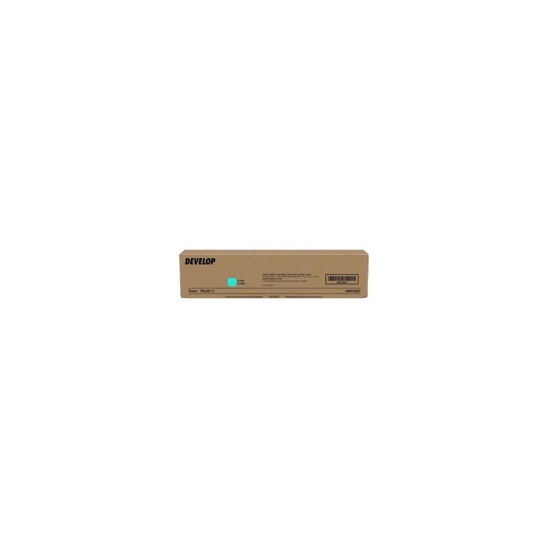 DEVELOP TONER CIANO A8K34D0 TN-221C 21000 COPIE ORIGINALE DEVELOP TONER CIANO A8K34D0 TN-221C 21000 COPIE ORIGINALE
