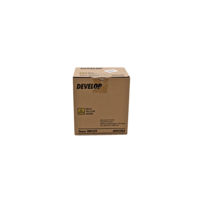 DEVELOP TONER GIALLO A0X52D2 TNP-22Y ORIGINALE DEVELOP TONER GIALLO A0X52D2 TNP-22Y ORIGINALE