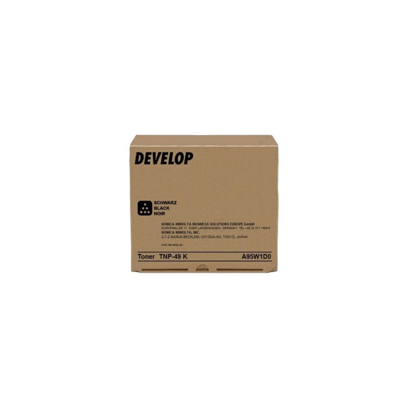 DEVELOP TONER NERO A95W1D0 TNP-49 K 13000 COPIE ORIGINALE DEVELOP TONER NERO A95W1D0 TNP-49 K 13000 COPIE ORIGINALE