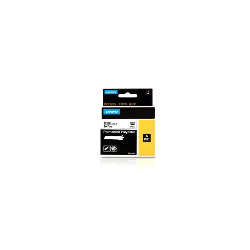 DYMO NASTRO NERO SU BIANCO S0718220 18484 ORIGINALE DYMO NASTRO NERO SU BIANCO S0718220 18484 ORIGINALE