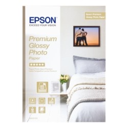 EPSON CARTA BIANCO C13S042155 PREMIUM GLOSSY CARTA FOTOGRAFICA, DIN A4, 15 FOGLI, 255 G/MÂ ORIGINALE