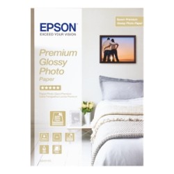 EPSON CARTA BIANCO C13S042155 PREMIUM GLOSSY CARTA FOTOGRAFICA, DIN A4, 15 FOGLI, 255 G/MÂ ORIGINALE