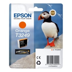 EPSON CARTUCCIA D\'INCHIOSTRO ARANCIONE C13T32494010 T3249 980 COPIE 14ML ORIGINALE