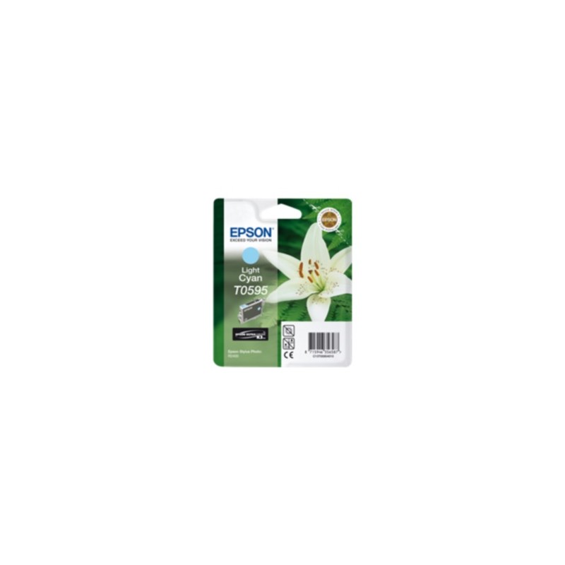 EPSON CARTUCCIA D\'INCHIOSTRO CIANO (CHIARO) C13T05954010 T0595 13ML ORIGINALE EPSON CARTUCCIA D\'INCHIOSTRO CIANO (CHIARO) C13T05954010 T0595 13ML ORIGINALE