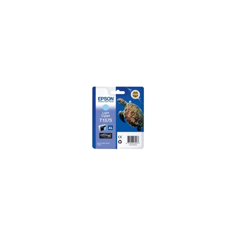 EPSON CARTUCCIA D\'INCHIOSTRO CIANO (CHIARO) C13T15754010 T1575 2300 COPIE 25,9ML ORIGINALE EPSON CARTUCCIA D\'INCHIOSTRO CIANO (CHIARO) C13T15754010 T1575 2300 COPIE 25,9ML ORIGINALE