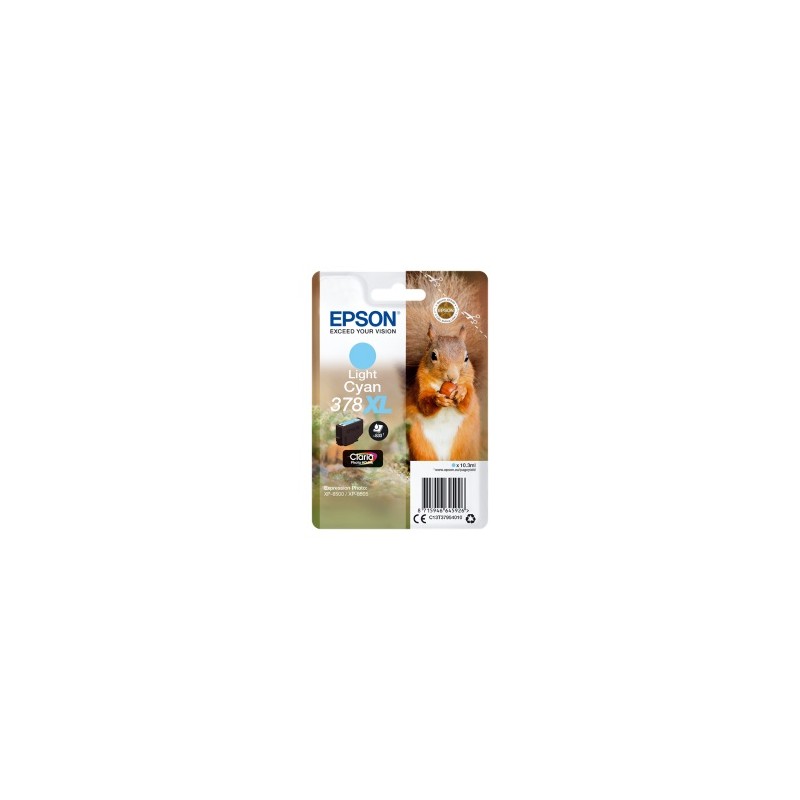 EPSON CARTUCCIA D\'INCHIOSTRO CIANO (CHIARO) C13T37954010 378XL 830 COPIE 10,3ML ORIGINALE EPSON CARTUCCIA D\'INCHIOSTRO CIANO (CHIARO) C13T37954010 378XL 830 COPIE 10,3ML ORIGINALE