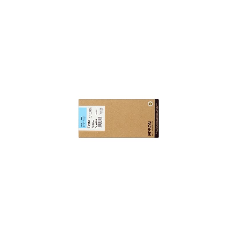 EPSON CARTUCCIA D\'INCHIOSTRO CIANO (CHIARO) C13T596500 T5965 350ML CARTUCCIA ULTRA CHROME ORIGINALE EPSON CARTUCCIA D\'INCHIOSTRO CIANO (CHIARO) C13T596500 T5965 350ML CARTUCCIA ULTRA CHROME ORIGINALE