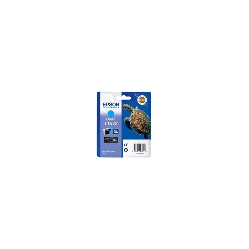EPSON CARTUCCIA D\'INCHIOSTRO CIANO C13T15724010 T1572 2300 COPIE 25,9ML ORIGINALE EPSON CARTUCCIA D\'INCHIOSTRO CIANO C13T15724010 T1572 2300 COPIE 25,9ML ORIGINALE