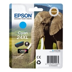 EPSON CARTUCCIA D\'INCHIOSTRO CIANO C13T24324012 T2432 740 COPIE 8,7ML XL ORIGINALE