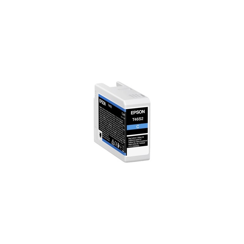 EPSON CARTUCCIA D\'INCHIOSTRO CIANO C13T46S200 T46S2 25ML ORIGINALE EPSON CARTUCCIA D\'INCHIOSTRO CIANO C13T46S200 T46S2 25ML ORIGINALE