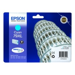 EPSON CARTUCCIA D\'INCHIOSTRO CIANO C13T79024010 T7902 2000 COPIE 17,1ML 79XL ORIGINALE