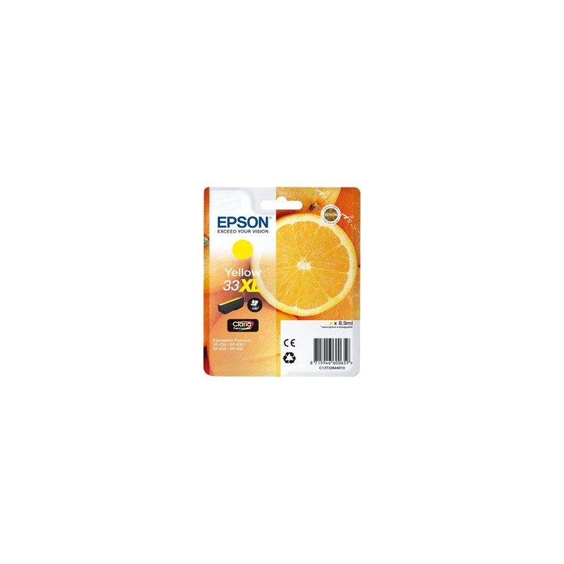 EPSON CARTUCCIA D\'INCHIOSTRO GIALLO C13T33644012 T3364 650 COPIE XL ORIGINALE EPSON CARTUCCIA D\'INCHIOSTRO GIALLO C13T33644012 T3364 650 COPIE XL ORIGINALE