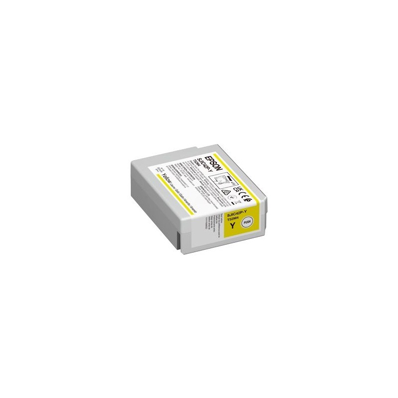 EPSON CARTUCCIA D\'INCHIOSTRO GIALLO C13T52M440 SJIC42P-Y 50ML ORIGINALE EPSON CARTUCCIA D\'INCHIOSTRO GIALLO C13T52M440 SJIC42P-Y 50ML ORIGINALE