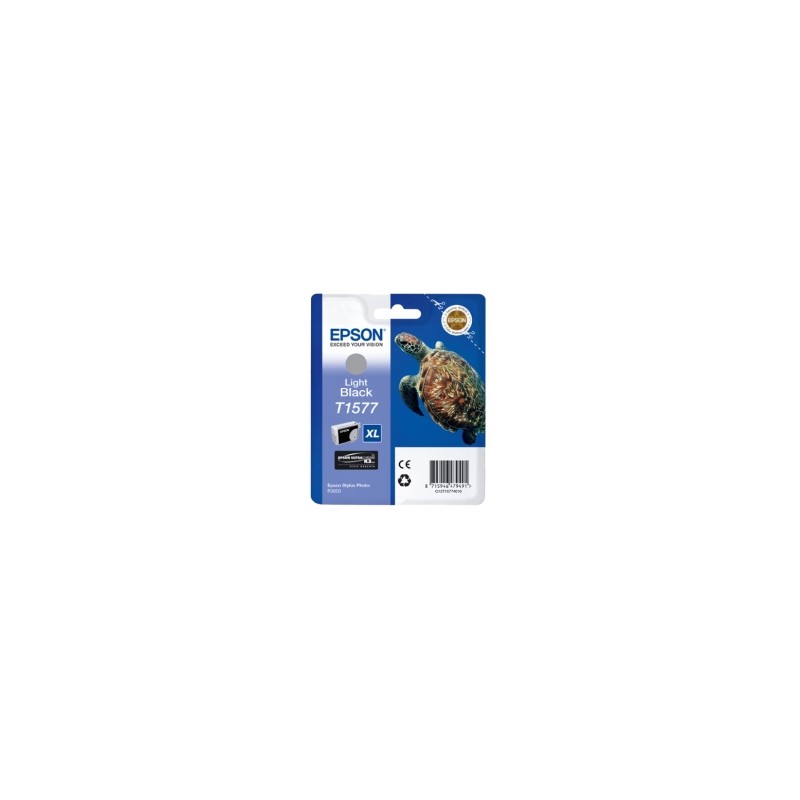 EPSON CARTUCCIA D\'INCHIOSTRO LIGHTBLACK C13T15774010 T1577 23000 COPIE 25,9ML ORIGINALE EPSON CARTUCCIA D\'INCHIOSTRO LIGHTBLACK C13T15774010 T1577 23000 COPIE 25,9ML ORIGINALE