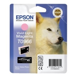 EPSON CARTUCCIA D\'INCHIOSTRO MAGENTA (CHIARO) C13T09664010 T0966 865 COPIE 11,4ML ORIGINALE