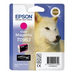 EPSON CARTUCCIA D\'INCHIOSTRO MAGENTA C13T09634010 T0963 865 COPIE 11,4ML ORIGINALE