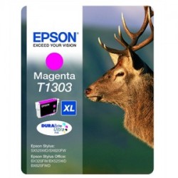 EPSON CARTUCCIA D\'INCHIOSTRO MAGENTA C13T13034012 T1303 755 COPIE 10,1ML ORIGINALE