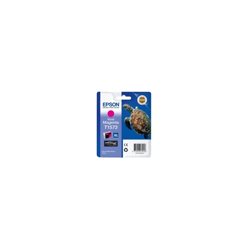 EPSON CARTUCCIA D\'INCHIOSTRO MAGENTA C13T15734010 T1573 2300 COPIE 25,9ML ORIGINALE EPSON CARTUCCIA D\'INCHIOSTRO MAGENTA C13T15734010 T1573 2300 COPIE 25,9ML ORIGINALE