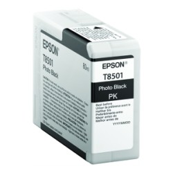 EPSON CARTUCCIA D\'INCHIOSTRO NERO (FOTO) C13T850100 T8501 80ML ORIGINALE