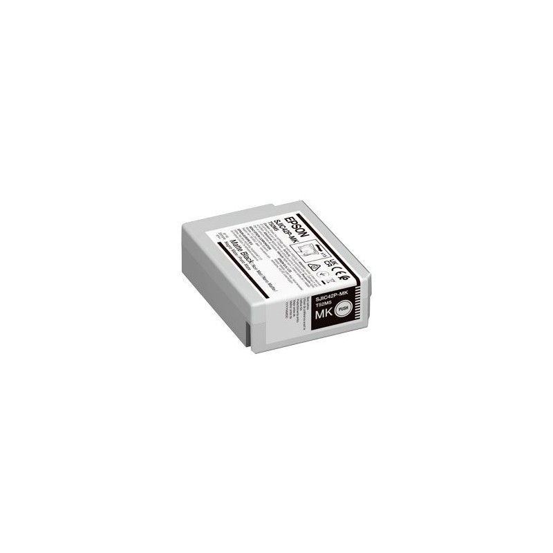 EPSON CARTUCCIA D\'INCHIOSTRO NERO (OPACO) C13T52M540 SJIC42P-MK ORIGINALE EPSON CARTUCCIA D\'INCHIOSTRO NERO (OPACO) C13T52M540 SJIC42P-MK ORIGINALE