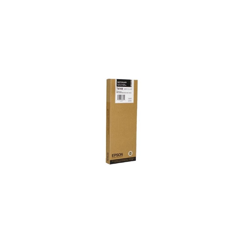 EPSON CARTUCCIA D\'INCHIOSTRO NERO (OPACO) C13T614800 T6148 220ML ORIGINALE EPSON CARTUCCIA D\'INCHIOSTRO NERO (OPACO) C13T614800 T6148 220ML ORIGINALE