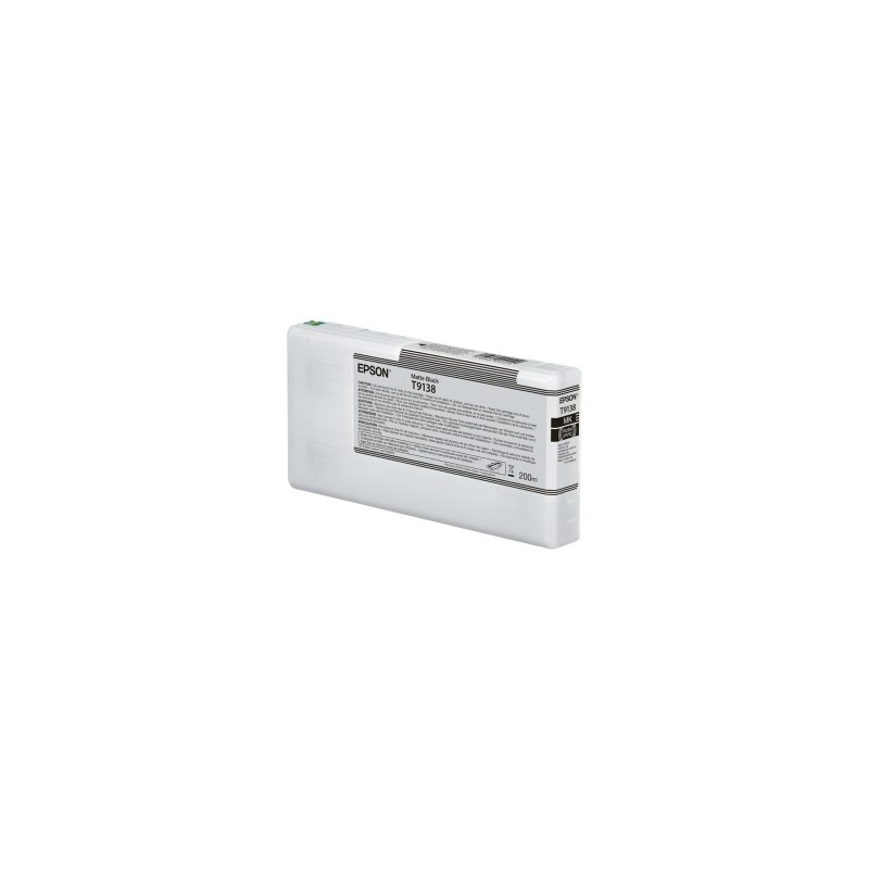 EPSON CARTUCCIA D\'INCHIOSTRO NERO (OPACO) C13T913800 T9138 200ML ULTRACHROME® HDR ORIGINALE EPSON CARTUCCIA D\'INCHIOSTRO NERO (OPACO) C13T913800 T9138 200ML ULTRACHROME® HDR ORIGINALE