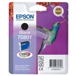 EPSON CARTUCCIA D\'INCHIOSTRO NERO C13T08014011 T0801 330 COPIE 7,4ML ORIGINALE