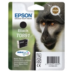 EPSON CARTUCCIA D\'INCHIOSTRO NERO C13T08914011 T0891 170 COPIE 5,8ML ORIGINALE