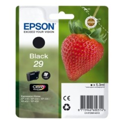 EPSON CARTUCCIA D\'INCHIOSTRO NERO C13T29814012 T2981 175 COPIE 5,3ML C13T29814010 ORIGINALE