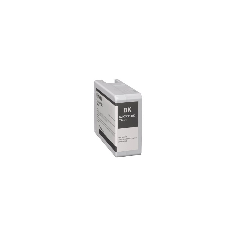 EPSON CARTUCCIA D\'INCHIOSTRO NERO C13T44C140 SJIC36P-K 80ML ORIGINALE EPSON CARTUCCIA D\'INCHIOSTRO NERO C13T44C140 SJIC36P-K 80ML ORIGINALE