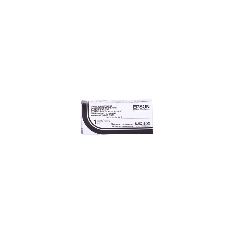 EPSON CARTUCCIA D\'INCHIOSTRO NERO C33S020484 SJIC18 38,5ML ORIGINALE EPSON CARTUCCIA D\'INCHIOSTRO NERO C33S020484 SJIC18 38,5ML ORIGINALE