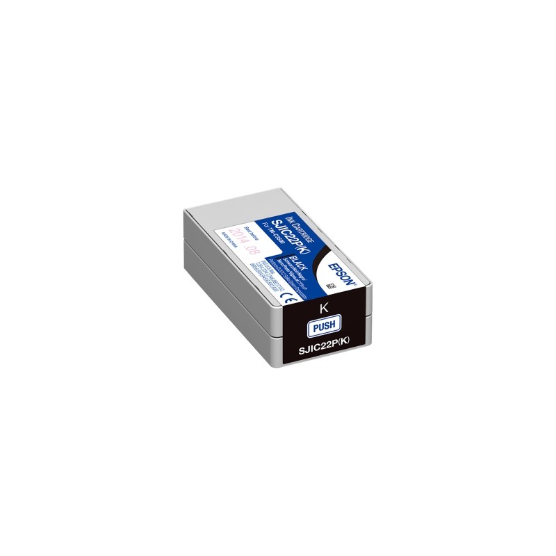 EPSON CARTUCCIA D\'INCHIOSTRO NERO C33S020601 SJIC22P-K 32,6ML ORIGINALE EPSON CARTUCCIA D\'INCHIOSTRO NERO C33S020601 SJIC22P-K 32,6ML ORIGINALE