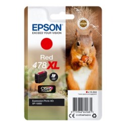EPSON CARTUCCIA D\'INCHIOSTRO ROSSO C13T04F54010 478XL 830 COPIE 10,2ML ORIGINALE