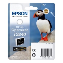 EPSON CARTUCCIA D\'INCHIOSTRO TRASPARENTE C13T32404010 T3240 3350 COPIE 14ML GLOSS OPTIMIZE ORIGINALE