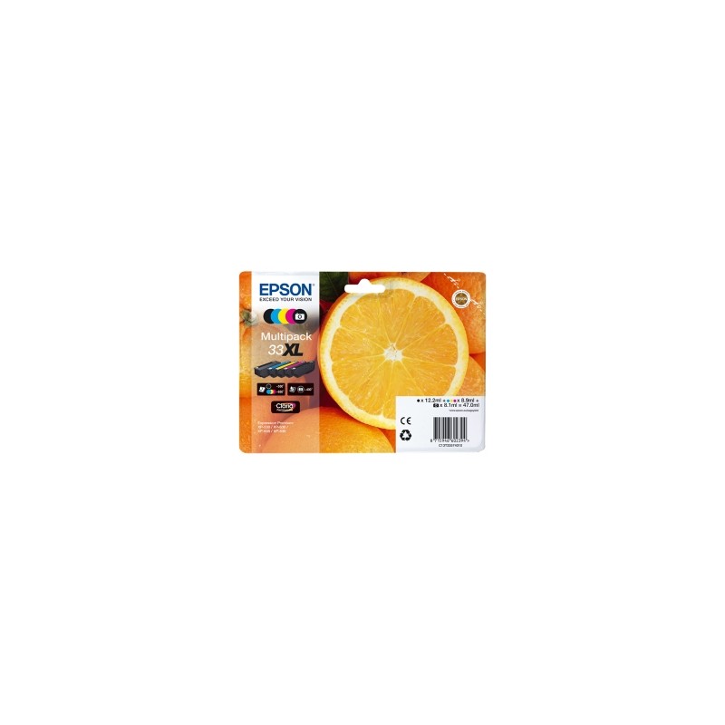 EPSON MULTIPACK NERO / CIANO / MAGENTA / GIALLO / NERO (FOTO) C13T33574011 T3357 5 CARTUCC ORIGINALE EPSON MULTIPACK NERO / CIANO / MAGENTA / GIALLO / NERO (FOTO) C13T33574011 T3357 5 CARTUCC ORIGINALE