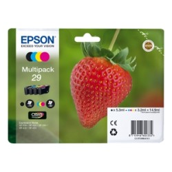 EPSON MULTIPACK NERO / CIANO / MAGENTA / GIALLO C13T29864012 T2986 4 CARTUCCE: T2981 + T29 ORIGINALE