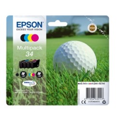 EPSON MULTIPACK NERO / CIANO / MAGENTA / GIALLO C13T34664010 34 ORIGINALE