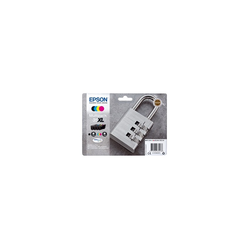 EPSON MULTIPACK NERO / CIANO / MAGENTA / GIALLO C13T35964010 35XL ORIGINALE EPSON MULTIPACK NERO / CIANO / MAGENTA / GIALLO C13T35964010 35XL ORIGINALE