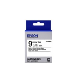 EPSON NASTRO NERO SU BIANCO LK-3WBN C53S653003 ORIGINALE