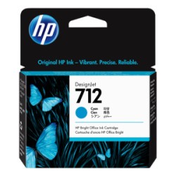HP CARTUCCIA D\'INCHIOSTRO CIANO 3ED67A 712 29ML ORIGINALE
