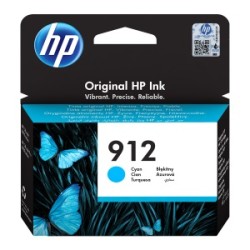 HP CARTUCCIA D\'INCHIOSTRO CIANO 3YL77AE 912 315 COPIE ORIGINALE