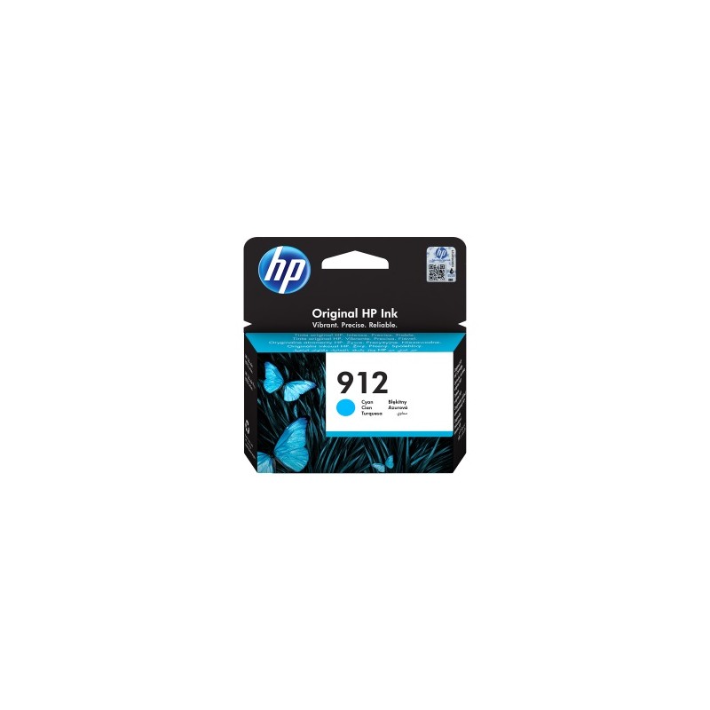 HP CARTUCCIA D\'INCHIOSTRO CIANO 3YL77AE 912 315 COPIE ORIGINALE HP CARTUCCIA D\'INCHIOSTRO CIANO 3YL77AE 912 315 COPIE ORIGINALE