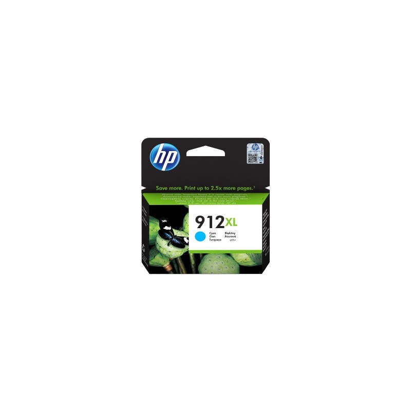 HP CARTUCCIA D\'INCHIOSTRO CIANO 3YL81AE 912 XL 825 COPIE ORIGINALE HP CARTUCCIA D\'INCHIOSTRO CIANO 3YL81AE 912 XL 825 COPIE ORIGINALE