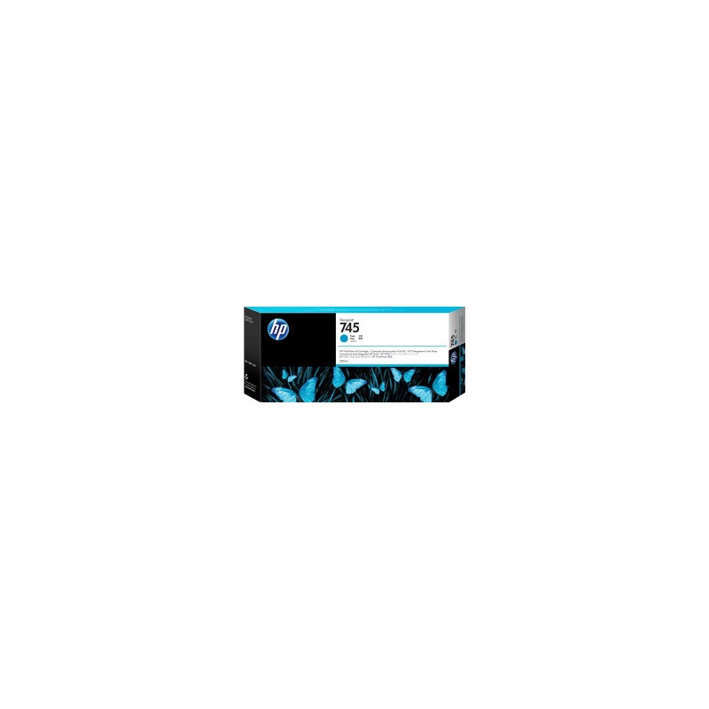 HP CARTUCCIA D\'INCHIOSTRO CIANO F9K03A 745 300ML ORIGINALE HP CARTUCCIA D\'INCHIOSTRO CIANO F9K03A 745 300ML ORIGINALE