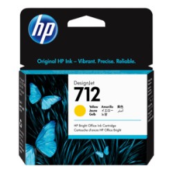 HP CARTUCCIA D\'INCHIOSTRO GIALLO 3ED69A 712 29ML ORIGINALE