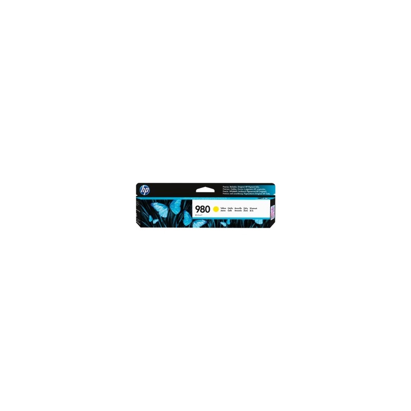 HP CARTUCCIA D\'INCHIOSTRO GIALLO D8J09A 980 6600 COPIE 83ML ORIGINALE HP CARTUCCIA D\'INCHIOSTRO GIALLO D8J09A 980 6600 COPIE 83ML ORIGINALE