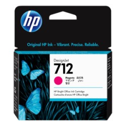 HP CARTUCCIA D\'INCHIOSTRO MAGENTA 3ED68A 712 29ML ORIGINALE